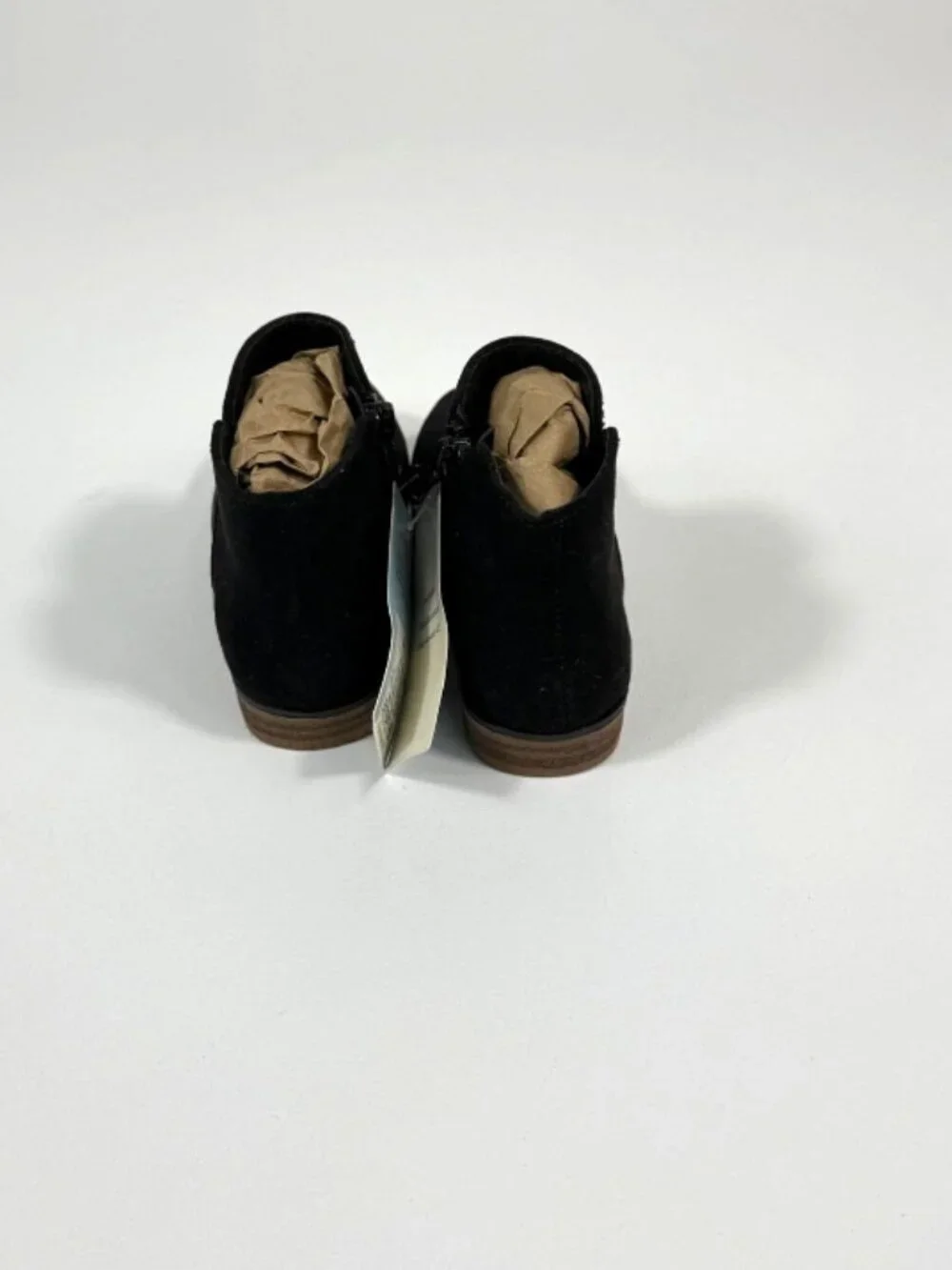 Cat & Jack Toddler Girls' Penelope Zipper Booties Black Sz 8